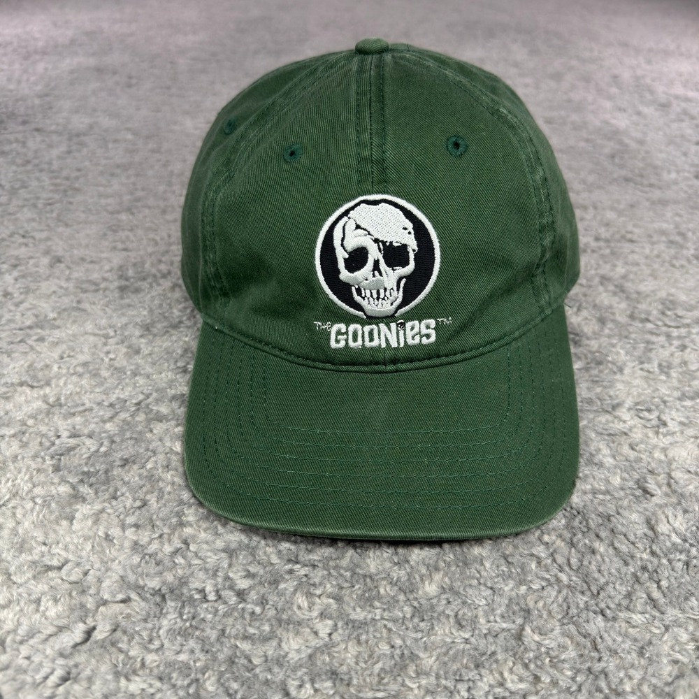 The Goonies Skull Logo Baseball Cap Green One Size‎ Fits Most
